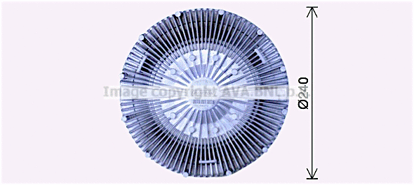 Clutch, radiator fan (VLC100)