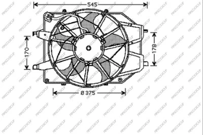 Fan, engine cooling (FD420F009)