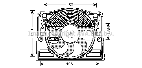 Fan, engine cooling (BW7514)
