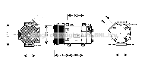 Compressor, air conditioning (RTK127)