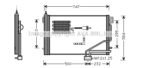 Condenser, air conditioning (MSA5298D)