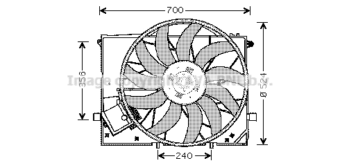 Fan, engine cooling (MS7506)