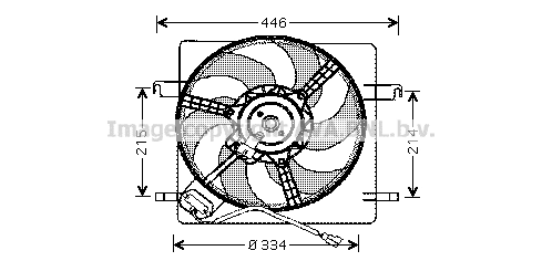 Fan, engine cooling (FD7515)