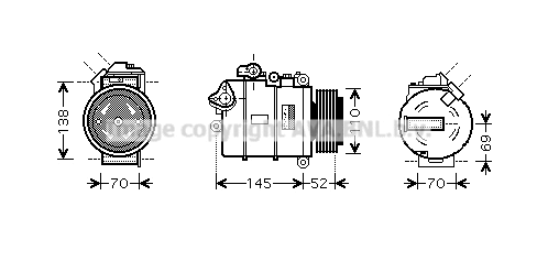 Compressor, air conditioning (BWK336)