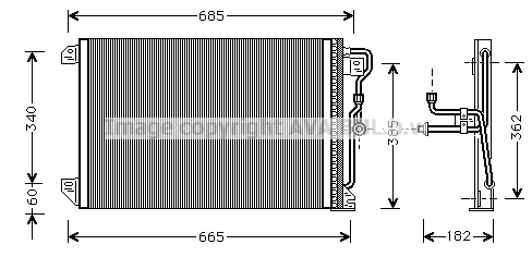 Condenser, air conditioning (JE5020)