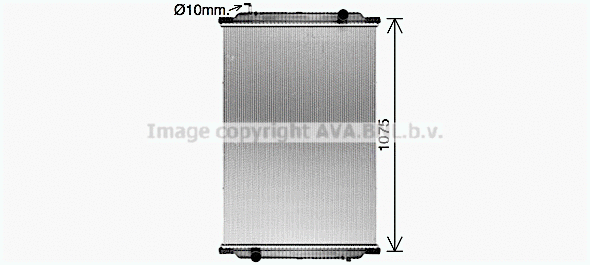 Radiator, engine cooling (MN2112N)