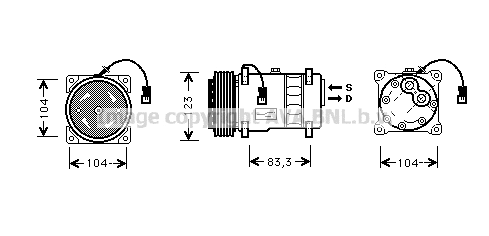 Compressor, air conditioning (CNK177)