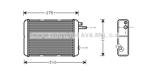 Heat Exchanger, interior heating (IV6018)