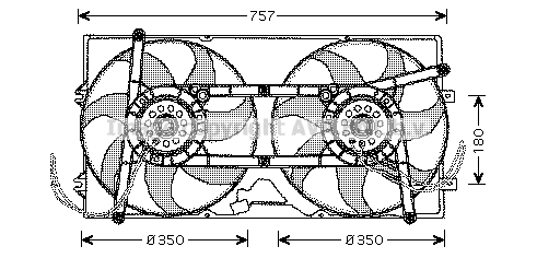 Fan, engine cooling (VN7504)