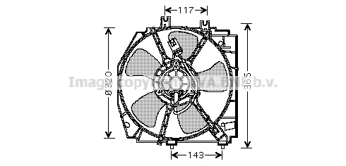 Fan, engine cooling (MZ7521)