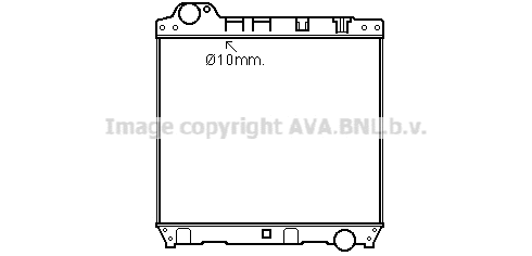 Radiator, engine cooling (ME2176N)
