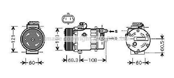 Compressor, air conditioning (OLK464)
