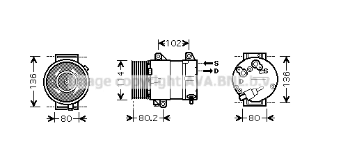 Compressor, air conditioning (RTK383)