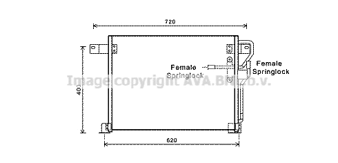Condenser, air conditioning (JE5051)