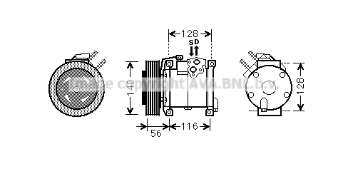 Compressor, air conditioning (CRK108)