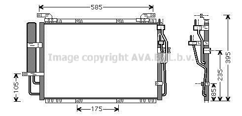Condenser, air conditioning (HY5091D)