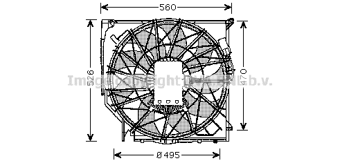 Fan, engine cooling (BW7521)