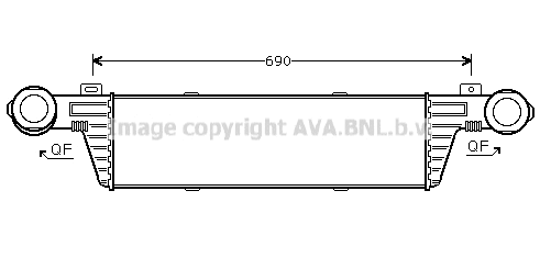 Charge Air Cooler (MSA4296)