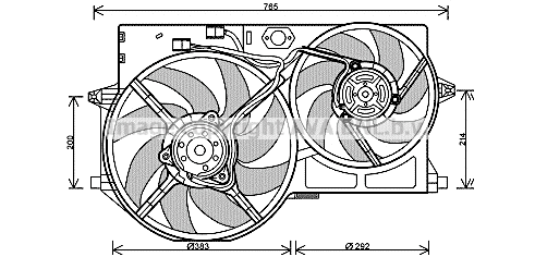 Fan, engine cooling (PE7541)