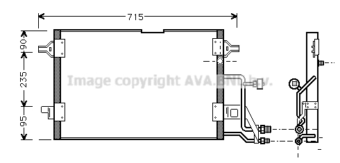 Condenser, air conditioning (AI5116)