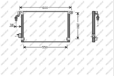 Condenser, air conditioning (CI023C001)
