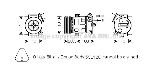 Compressor, air conditioning (OLK418)