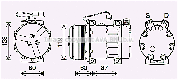 Compressor, air conditioning (JBK004)