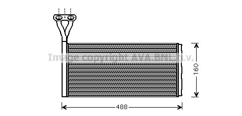 Heat Exchanger, interior heating (SC6015)