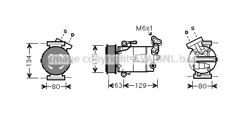 Compressor, air conditioning (DNK334)