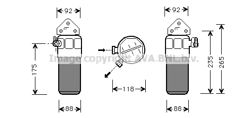 Dryer, air conditioning (AID260)