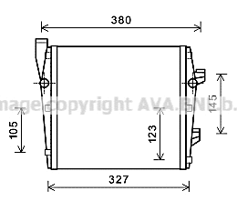 Radiator, engine cooling (PR2066)