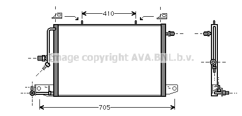 Condenser, air conditioning (AI5117)
