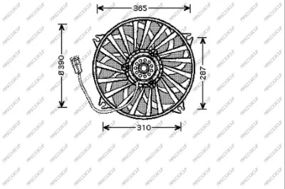 Fan, engine cooling (CI520F003)