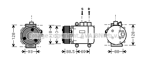 Compressor, air conditioning (FDK420)