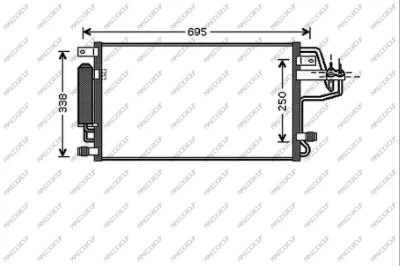 Condenser, air conditioning (HN802C001)