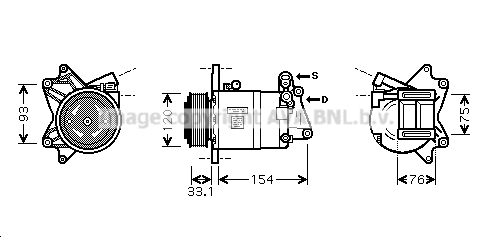 Compressor, air conditioning (DNK321)