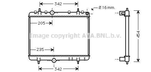 Radiator, engine cooling (PE2267)