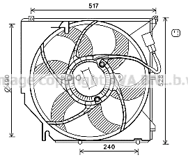 Fan, engine cooling (BW7520)