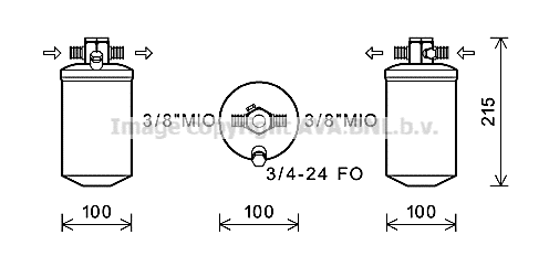 Dryer, air conditioning (NHD012)