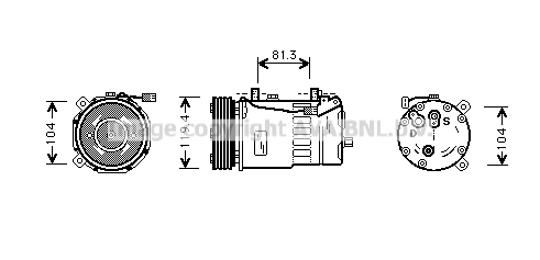 Compressor, air conditioning (FDAK321)