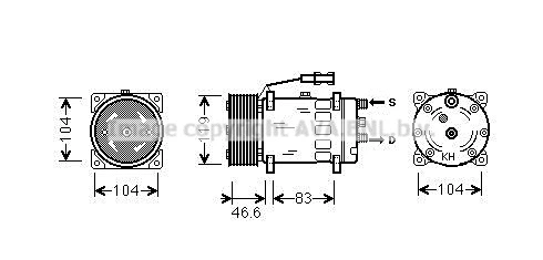 Compressor, air conditioning (MNAK061)
