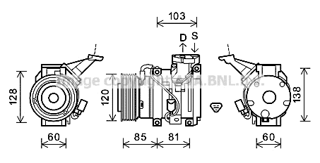 Compressor, air conditioning (TOK606)