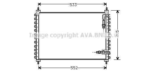 Condenser, air conditioning (VO5075)