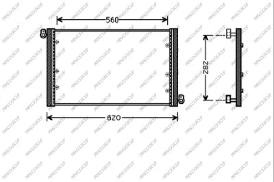 Condenser, air conditioning (FT716C005)