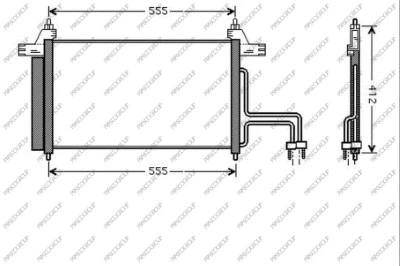 Condenser, air conditioning (FT420C001)