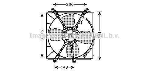 Fan, engine cooling (TO7522)