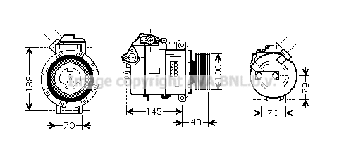 Compressor, air conditioning (BWK328)