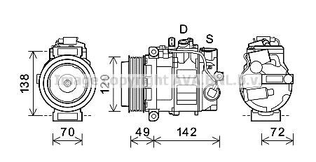Compressor, air conditioning (PRK090)