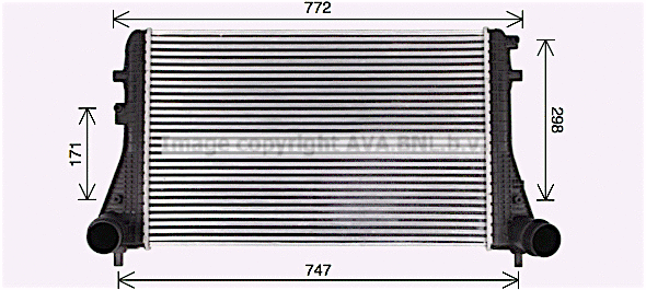 Charge Air Cooler (VN4413)