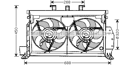 Fan, engine cooling (CN7521)